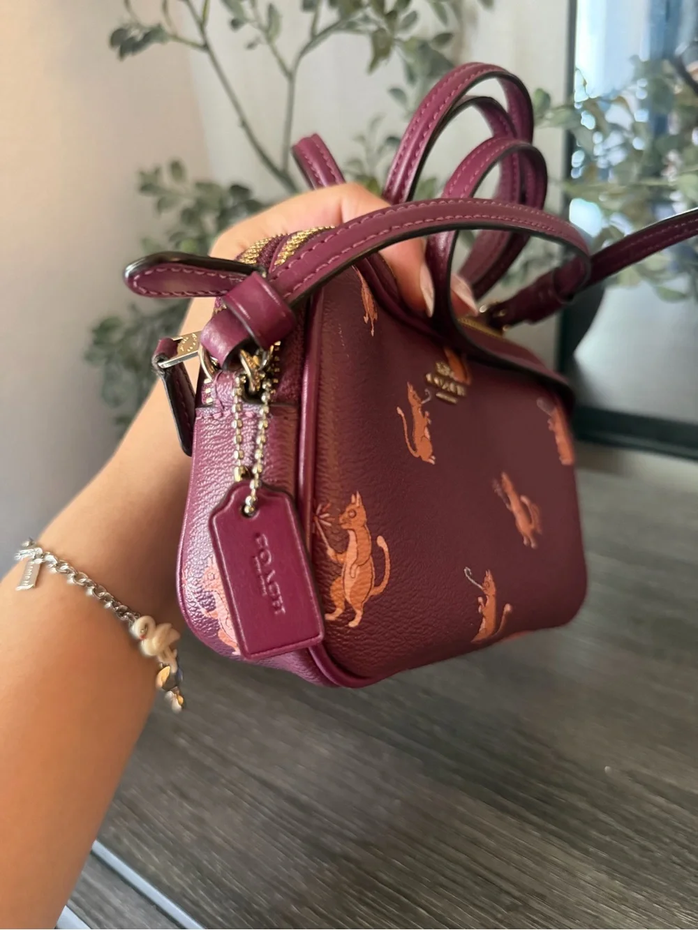 Coach Party Cats Crossbody